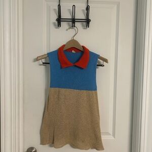 Color block Anthropologie knit tank